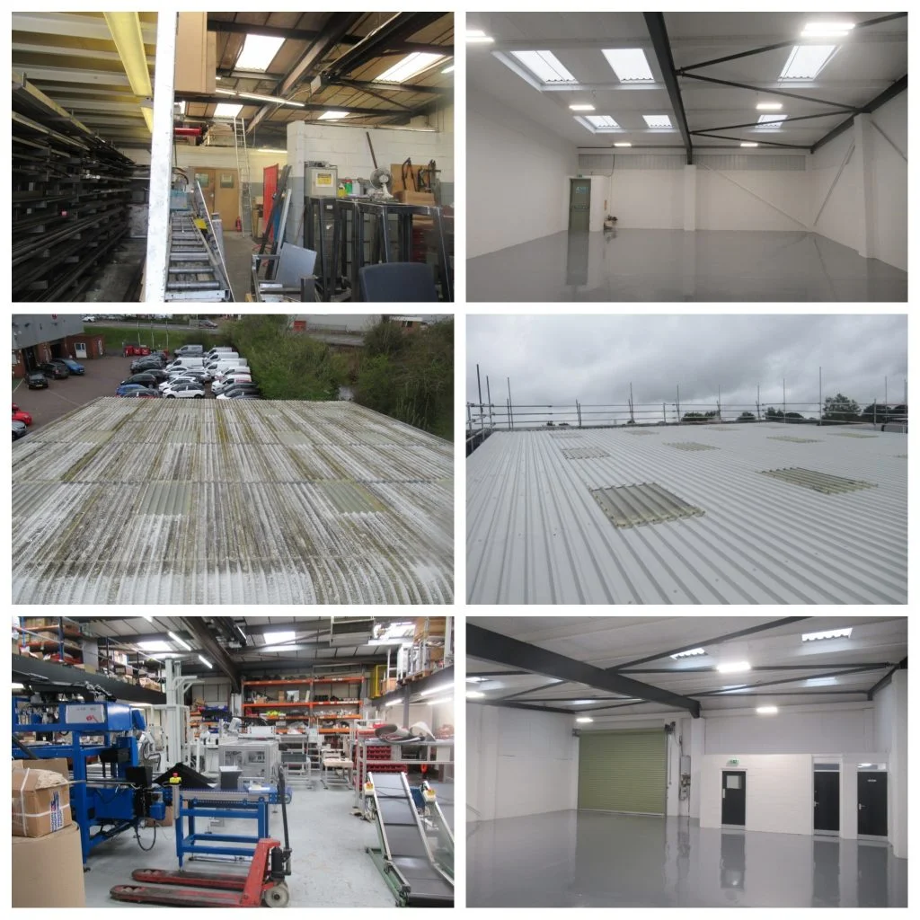 REFURBISHMENT WORKS COMPLETED AT WORCESTER INDUSTRIAL ESTATE